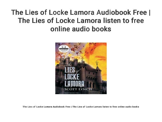 lies of locke lamora audiobook